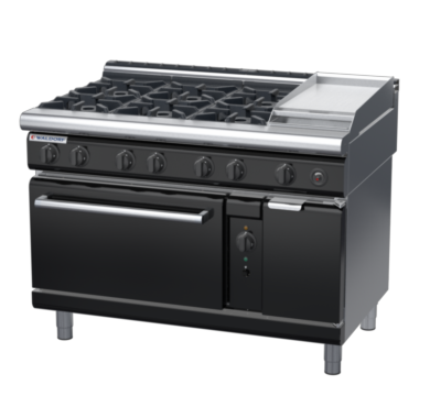 waldorf bold rn8813gcl-b0 1200mm gas oven range with low splashback