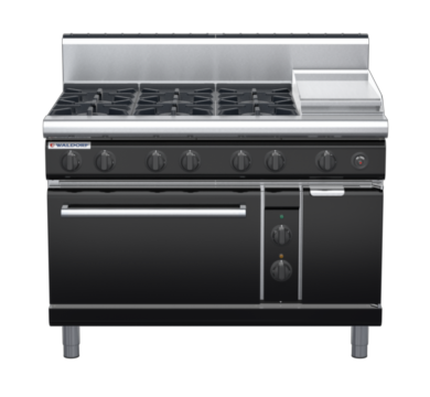 waldorf bold rn8813geh-b0 1200mm gas oven range with high splashback