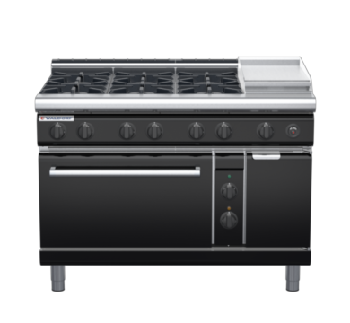 waldorf bold rn8813gecl-b0 1200mm gas oven range with low splashback