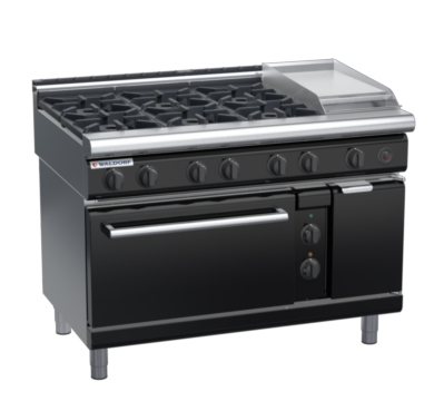 waldorf bold rn8813gecl-b0 1200mm gas oven range with low splashback