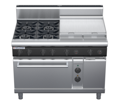 waldorf cue rn8816geh-c0 1200mm gas oven range with high splashback