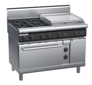 waldorf cue rn8816geh-c0 1200mm gas oven range with high splashback