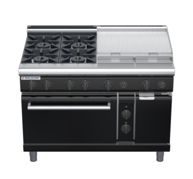 waldorf bold rn8816gecl-b0 1200mm gas oven range with low splashback