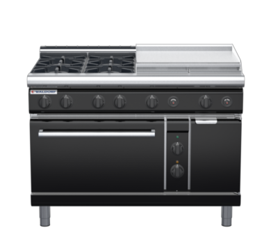 waldorf bold rn8816gecl-b0 1200mm gas oven range with low splashback