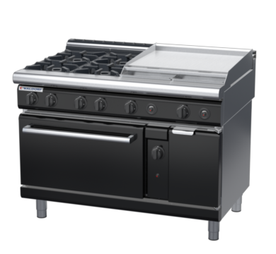 waldorf bold rn8816gl-b0 1200mm gas oven range with low splashback
