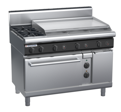 waldorf cue rn8819geh-c0 1200mm gas oven range with high splashback
