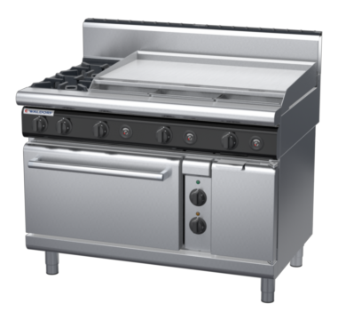 waldorf cue rn8819geh-c0 1200mm gas oven range with high splashback