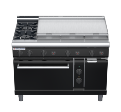 waldorf bold rn8819gel-b0 1200mm gas oven range with low splashback
