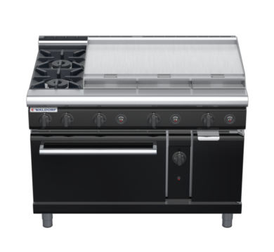 waldorf bold rn8819gl-b0 1200mm gas oven range with low splashback