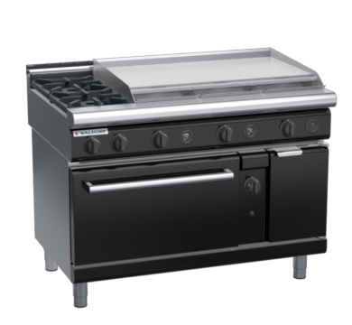 waldorf bold rn8819gl-b0 1200mm gas oven range with low splashback