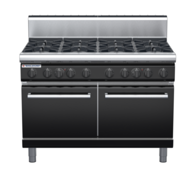 waldorf bold rn8820gh-b0 900mm gas oven range with high splashback