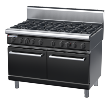 waldorf bold rn8820gh-b0 900mm gas oven range with high splashback