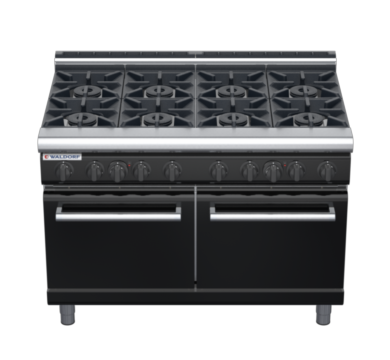 waldorf bold rn8820gl-b0 900mm gas oven range with low splashback