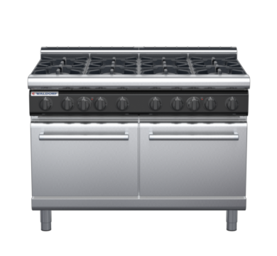 waldorf cue rn8820gl-c0 900mm gas oven range with low splashback
