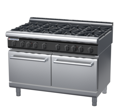 waldorf cue rn8820gl-c0 900mm gas oven range with low splashback