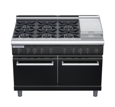 waldorf bold rn8823gl-b0 900mm gas oven range with low splashback