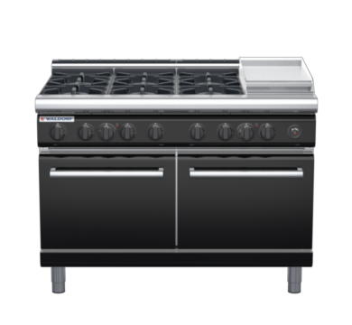 waldorf bold rn8823gl-b0 900mm gas oven range with low splashback
