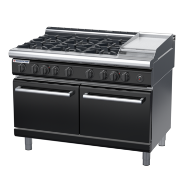 waldorf bold rn8823gl-b0 900mm gas oven range with low splashback