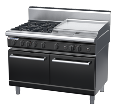 waldorf bold rn8826gh-b0 1200mm gas oven range with high splashback