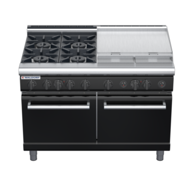 waldorf bold rn8826gl-b0 1200mm gas oven range with low splashback