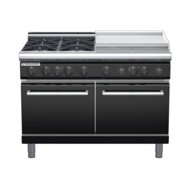 waldorf bold rn8826gl-b0 1200mm gas oven range with low splashback