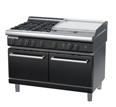 waldorf bold rn8826gl-b0 1200mm gas oven range with low splashback