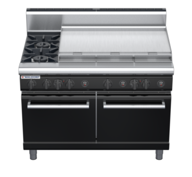 waldorf bold rn8829gh-b0 1200mm gas oven range with high splashback