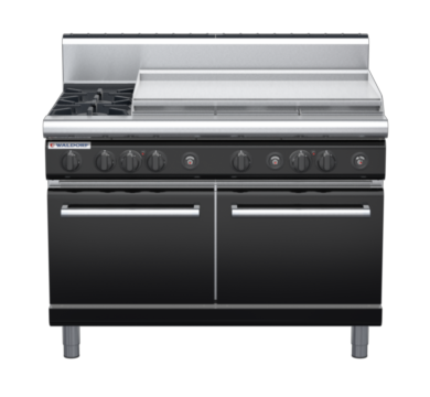 waldorf bold rn8829gh-b0 1200mm gas oven range with high splashback