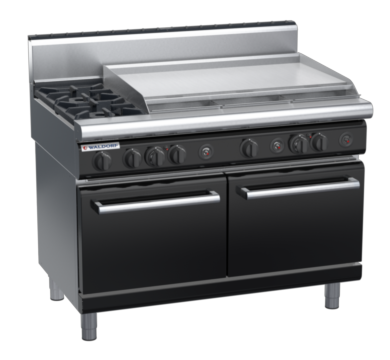 waldorf bold rn8829gh-b0 1200mm gas oven range with high splashback
