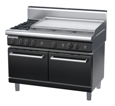 waldorf bold rn8829gh-b0 1200mm gas oven range with high splashback