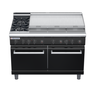waldorf bold rn8829gl-b0 1200mm gas oven range with low splashback
