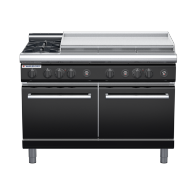 waldorf bold rn8829gl-b0 1200mm gas oven range with low splashback
