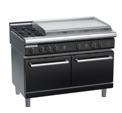 waldorf bold rn8829gl-b0 1200mm gas oven range with low splashback