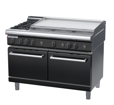 waldorf bold rn8829gl-b0 1200mm gas oven range with low splashback