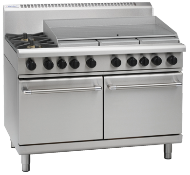 waldorf 800 series rn8829g - 1200mm gas range static oven