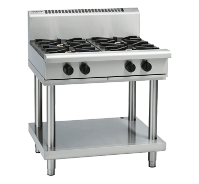 waldorf 800 series rnl8900g-ls - 900mm gas cooktop low back version  leg stand