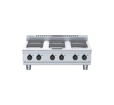 waldorf 800 series rnl8600se-b - 900mm electric cooktop sealed hobs  low back version - bench model