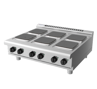 waldorf 800 series rnl8600se-b - 900mm electric cooktop sealed hobs  low back version - bench model