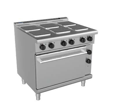 waldorf 800 series rnl8610se - 900mm electric range static oven low back version