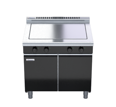 waldorf bold rnl8140e-cb - 900mm electric solid top low back version - cabinet base