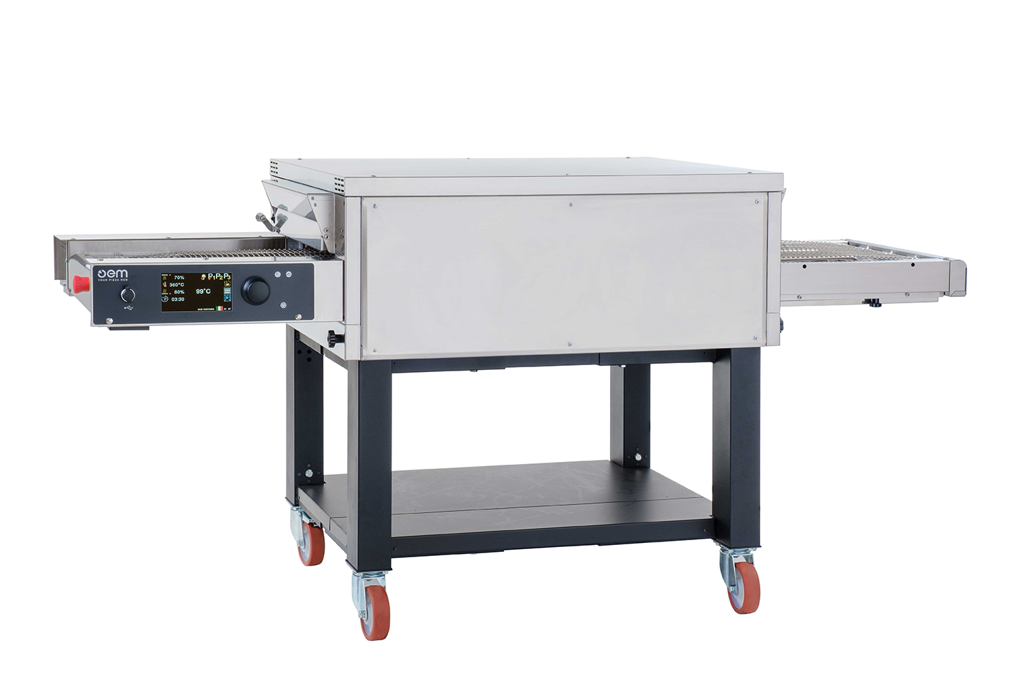 oem tl105lcd - single electric pizza tunnel oven