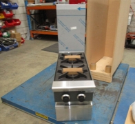 cobra c3d-w 305mm two burner / wok end gas cooktop