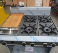 cobra c9c - 900mm four burner / griddle gas cooktop