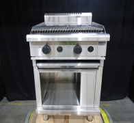 waldorf 800 series chl8600g-cb - 600mm gas chargrill low back version - cabinet base