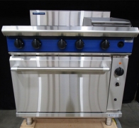 blue seal evolution series g56c - 900mm gas range convection oven