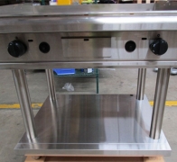 waldorf 800 series gpl8900g-ls - 900mm gas griddle low back version leg stand