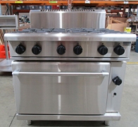 waldorf 800 series 900mm gas range static oven