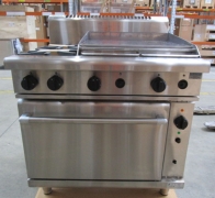 waldorf 800 series rn8616gc - 900mm gas range convection oven
