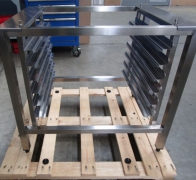 turbofan combi - sk40-10a - stainless steel oven stand
