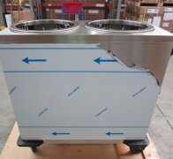 rieber rrv-h2-190-320 - 55kgs mobile tubular dispenser (round) - static heating